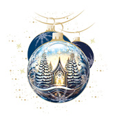 Weihnachtskarten-Dekore