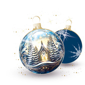 Weihnachtskarten-Dekore