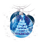 Weihnachtskarten-Dekore