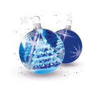 Weihnachtskarten-Dekore