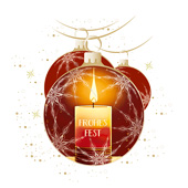 Weihnachtskarten-Dekore