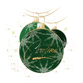 Weihnachtskarten-Dekore