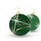 Weihnachtskarten-Dekore