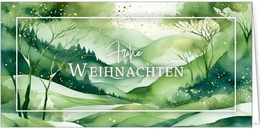 2025 für Firmen | Kategorie - Weihnachts Aquarelle - | Motiv: Weihnachtsaquarell - Artikel Nummer 31305