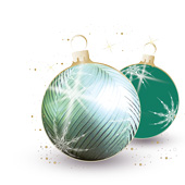 Weihnachtskarten-Dekore