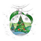 Weihnachtskarten-Dekore