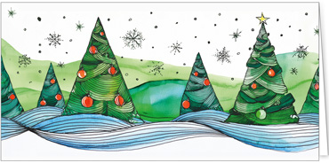 2025  | Motiv: Schwimmende Bäumchen - Artikel Nummer 31310