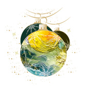 Weihnachtskarten-Dekore