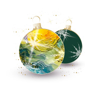 Weihnachtskarten-Dekore