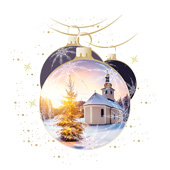 Weihnachtskarten-Dekore