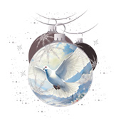 Weihnachtskarten-Dekore