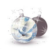 Weihnachtskarten-Dekore