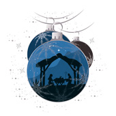 Weihnachtskarten-Dekore