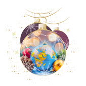 Weihnachtskarten-Dekore