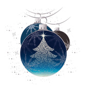 Weihnachtskarten-Dekore