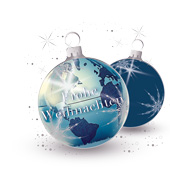 Weihnachtskarten-Dekore