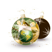 Weihnachtskarten-Dekore