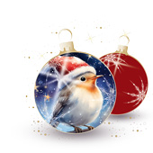 Weihnachtskarten-Dekore