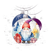 Weihnachtskarten-Dekore