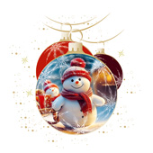 Weihnachtskarten-Dekore