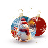 Weihnachtskarten-Dekore