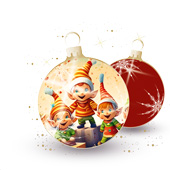 Weihnachtskarten-Dekore