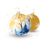 Weihnachtskarten-Dekore