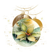 Weihnachtskarten-Dekore