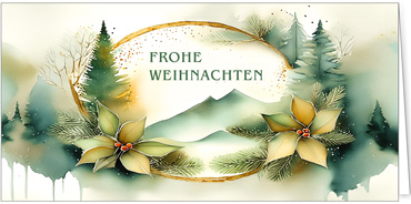2025 für Firmen | Kategorie - Weihnachts Aquarelle - | Motiv: Sterngemälde - Artikel Nummer 31334