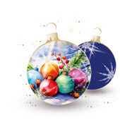 Weihnachtskarten-Dekore