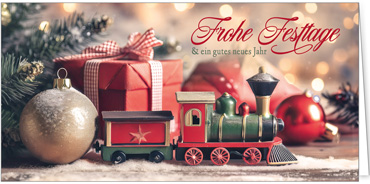 2025 für Firmen | Kategorie - Nostalgie und Retro - | Motiv: Nostalgiezug - Artikel Nummer 31336