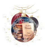 Weihnachtskarten-Dekore