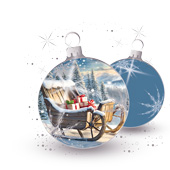 Weihnachtskarten-Dekore