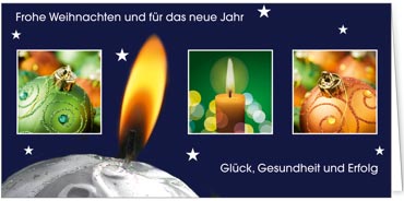 2025 für Firmen | Kategorie Blaue Impressionen | Motiv: Weihnachtliche Einblicke - Artikel Nummer 41104