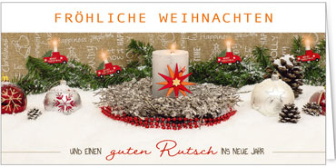 2025 für Firmen | Kategorie Weihnachtliche  Fotoimpressionen | Motiv: Moderner Weihnachtskranz - Artikel Nummer 41137
