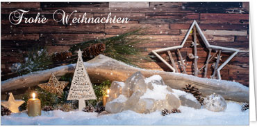 2025 für Firmen | Kategorie Weihnachtliche  Fotoimpressionen | Motiv: Winterliches Stillleben - Artikel Nummer 41139