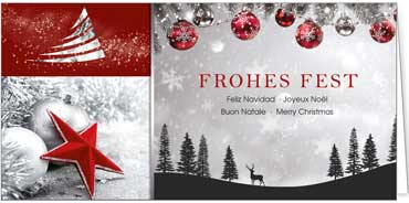 2025 für Firmen | Kategorie Silberne Impressionen | Motiv: Silberner Winterzauber - Artikel Nummer 41199