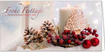 2025 für Firmen | Kategorie Rote Impressionen | Motiv: Sanfter Fensterschmuck - Artikel Nummer 41210