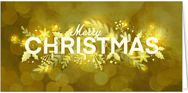 2025 für Firmen | Kategorie Goldene Impressionen | Motiv: Golden Christmas - Artikel Nummer 41251