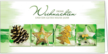 2025 für Firmen | Kategorie Grüne Impressionen | Motiv: Edle Wünsche in Grün - Artikel Nummer 41266