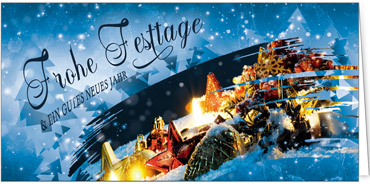 2025 für Firmen | Kategorie Weihnachtliche  Fotoimpressionen | Motiv: Versteckte Kugelpracht - Artikel Nummer 41302