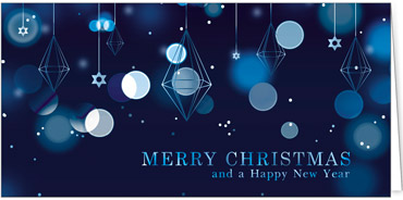 2025 für Firmen | Kategorie Blaue Impressionen | Motiv: Lichtkugeln in Blau - Artikel Nummer 41313