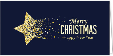 2025 für Firmen | Kategorie Blaue Impressionen | Motiv: Kunstvoller Leuchtstern - Artikel Nummer 41314