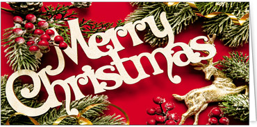 2025 für Firmen | Kategorie Rote Impressionen | Motiv: Christmas-Romantik - Artikel Nummer 41316