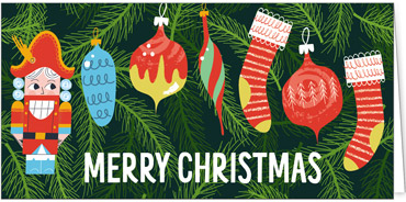 2025 für Firmen | Kategorie Grüne Impressionen | Motiv: Kindlicher Baumschmuck - Artikel Nummer 41320