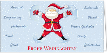 2025 für Firmen | Kategorie Humor | Motiv: Schnee-Engel - Artikel Nummer 41337