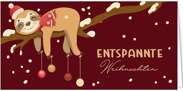 2025 für Firmen | Kategorie Humor | Motiv: Entspannte Weihnachten - Artikel Nummer 41339