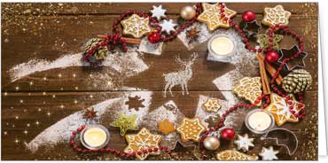 2025 für Firmen | Kategorie Duftkarten | Motiv: Duftende Sternschnuppe  (Vanille-Duft) - Artikel Nummer 41443