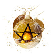 Weihnachtskarten-Dekore