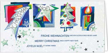 2025  | Motiv: Bunte Weihnachtsmalerei - Artikel Nummer 41829